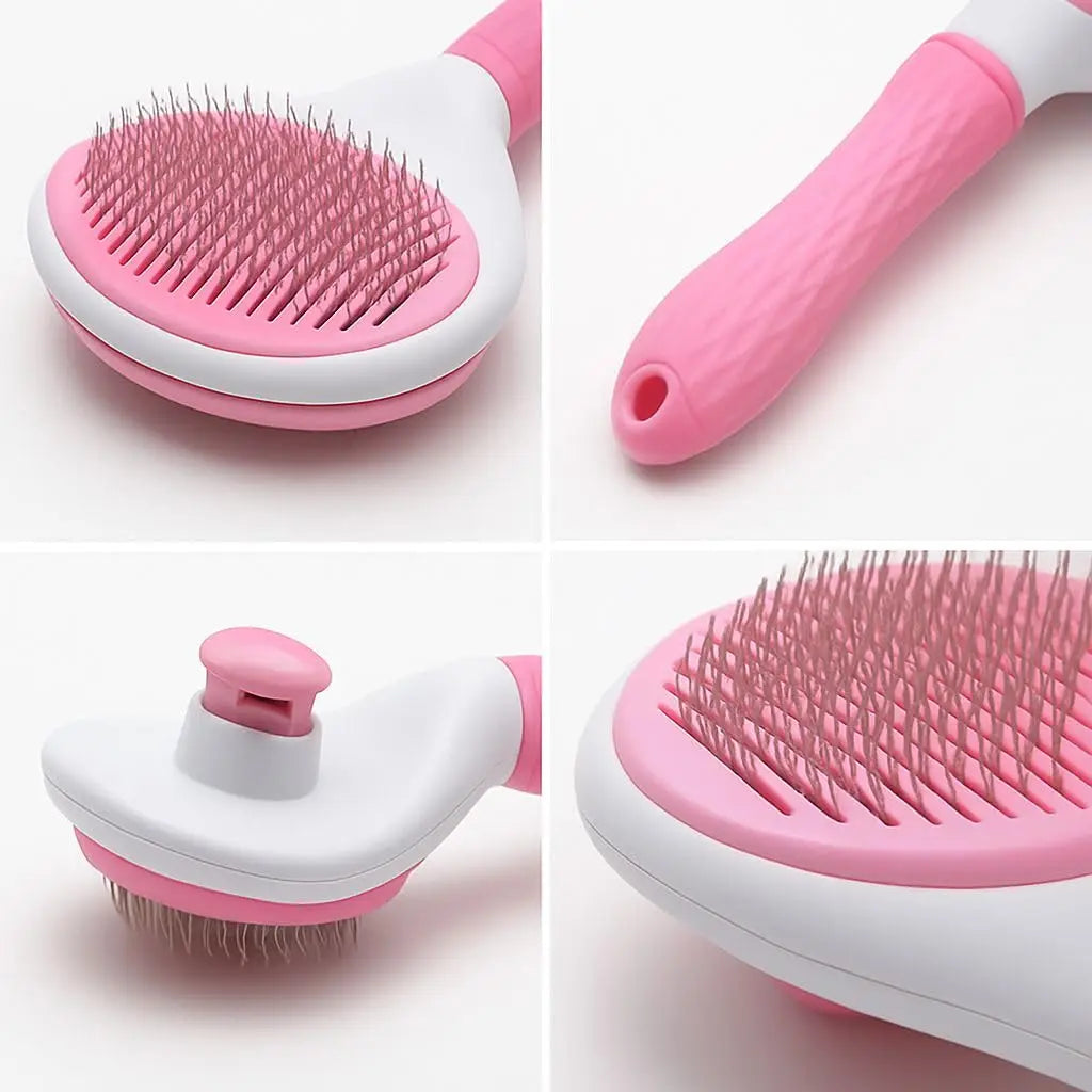 The SwiftClean™ One-Click Pet Grooming Brush