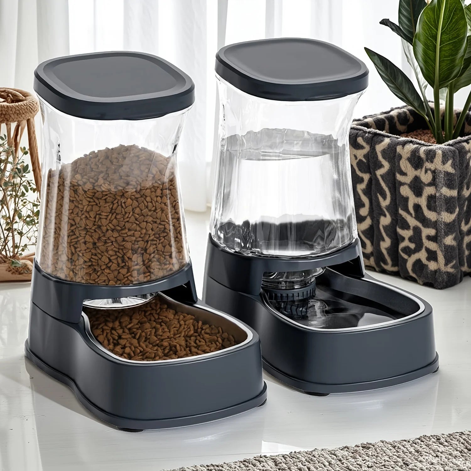 The Oasis Pro™ 1-Gallon Gravity Feeder & Waterer Combo