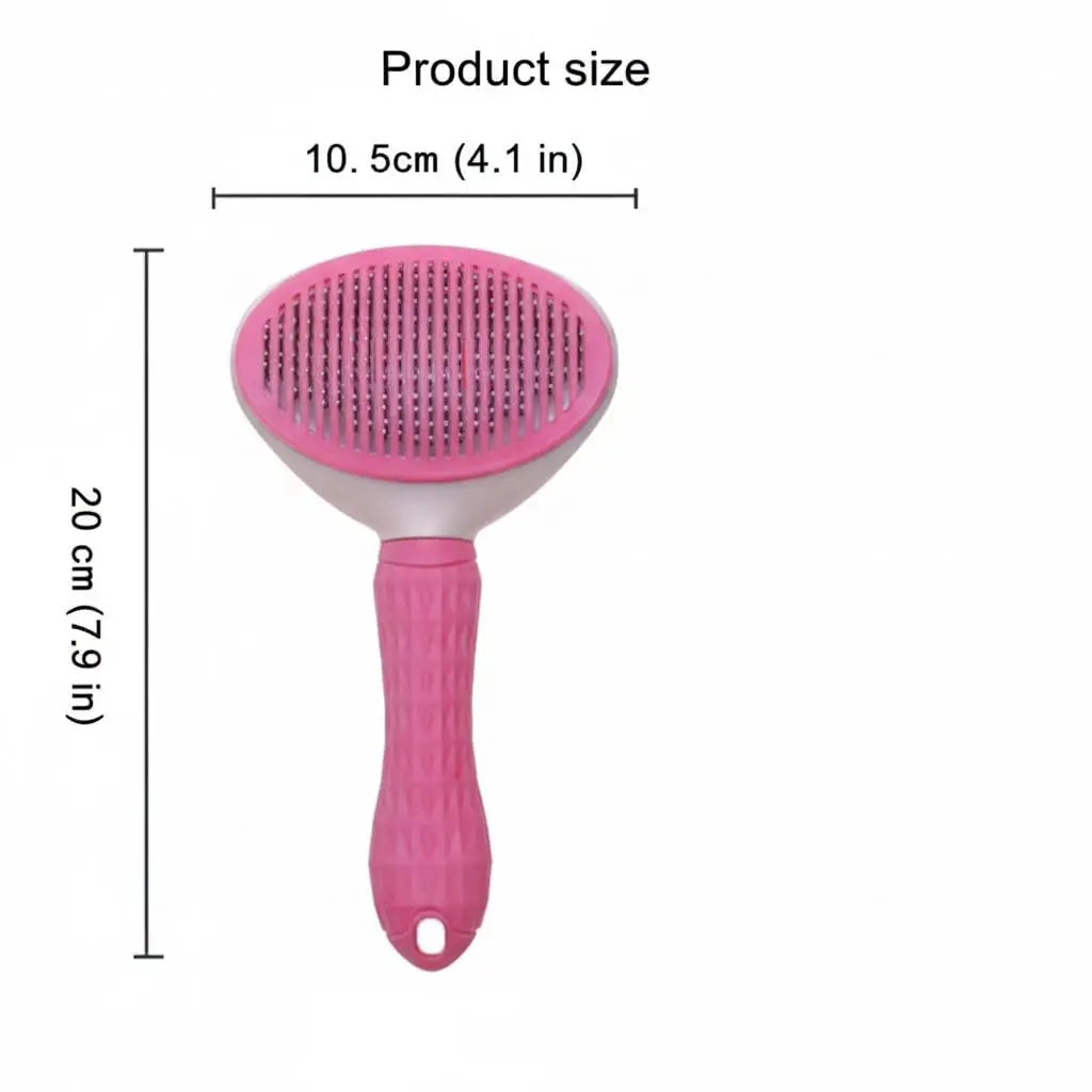 The SwiftClean™ One-Click Pet Grooming Brush